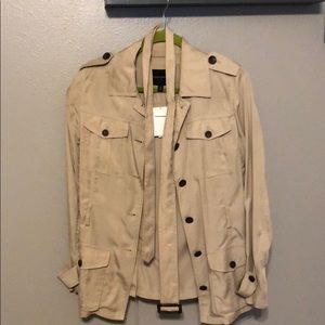 Banana Republic cropped trench
